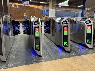 Los nuevos tornos inteligentes de Metro