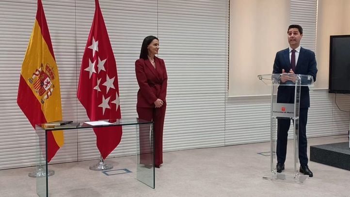 Mercedes Zarzalejo, nueva consejera de Educación, junto a Emilio Viciana