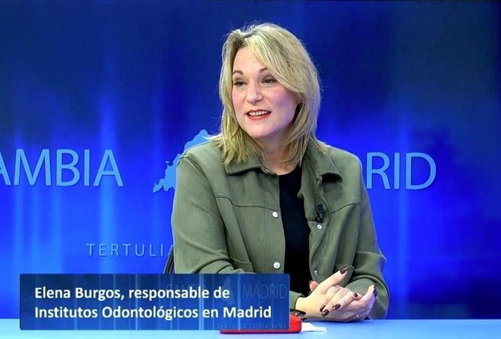 Elena Burgos, responsable de Institutos Odontológicos en Madrid