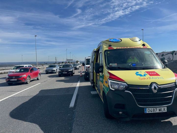 Accidente en la A-6