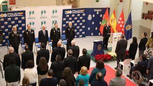 Acto de toma de posesión del nuevo jefe de la Comisaría Local de Policía Nacional de Parla, el comisario Miguel Ángel Benito Ferreras