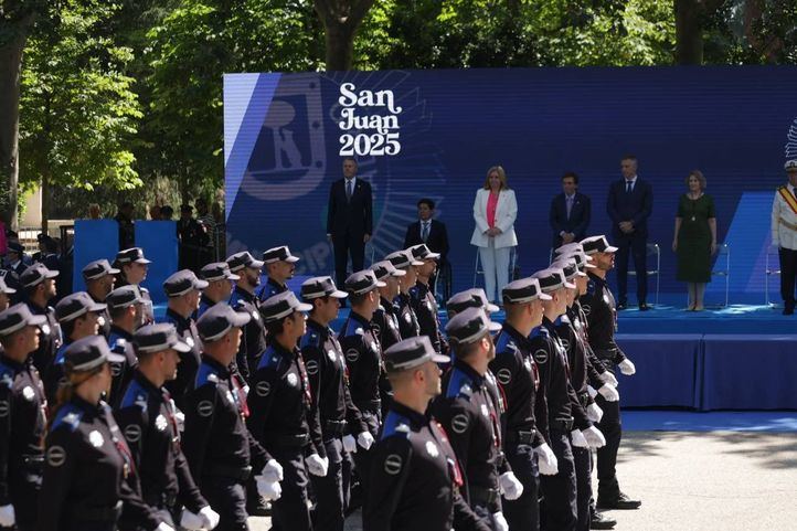 Desfile en el Día de la Policía Municipal de Madrid