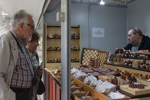 Feria de artesanía en Recoletos
