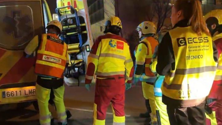 Accidente de moto en Leganés