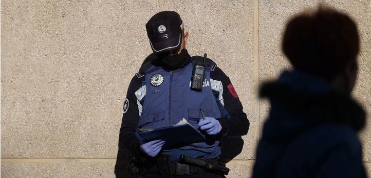 Un agente de la Policía Municipal de Madrid