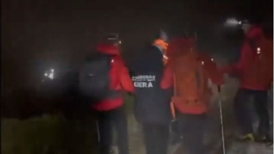 Rescate de una pareja en Navacerrada