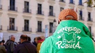 Protesta estudiante por la 'Universidad Pública'