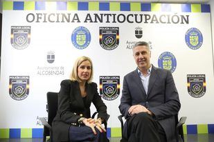 La alcaldesa de Alcobendas y el alcalde de Badalona