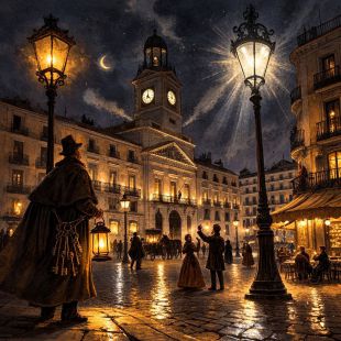 Las primeras luces de Madrid