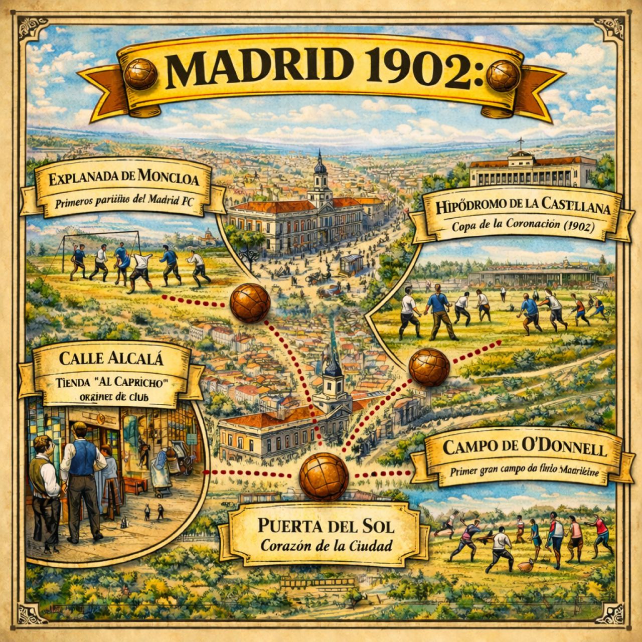 Antes del Bernabéu: el primer Madrid
