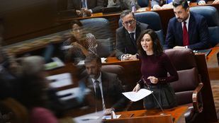 Ayuso en el Pleno de la Asamblea