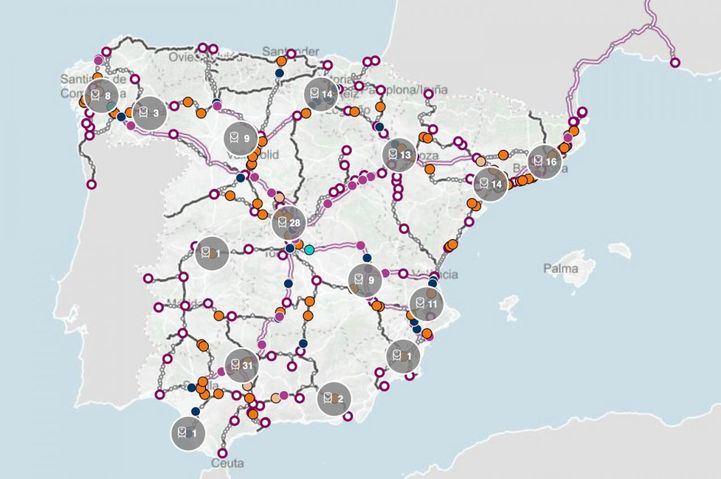 Web de seguimiento de los trenes de Renfe