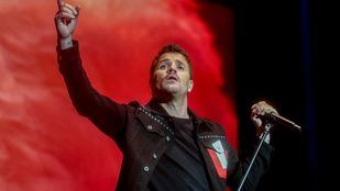 El cantante Dani Martín durante su concierto en el Wizink Center, a 26 de noviembre de 2021