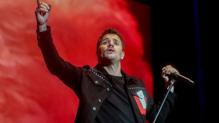 El cantante Dani Martín durante su concierto en el Wizink Center, a 26 de noviembre de 2021