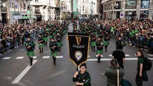 Desfile de San Patricio por la Gran Vía