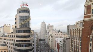Imagen de la Gran Vía de Madrid