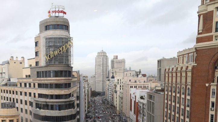 Imagen de la Gran Vía de Madrid
