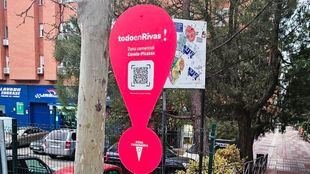 Códigos QR en Covibar (Rivas)