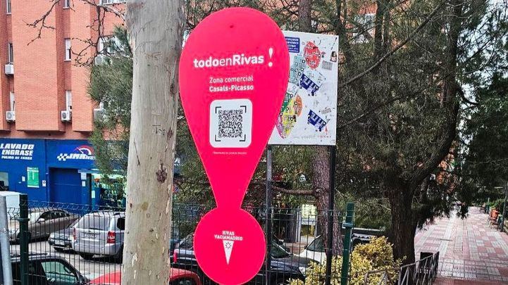 Códigos QR en Covibar (Rivas)
