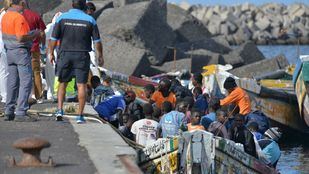 Migrantes llegados a Canarias