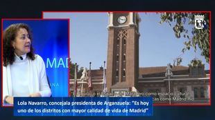 La concejal-presidenta de Arganzuela, Lola Navarro