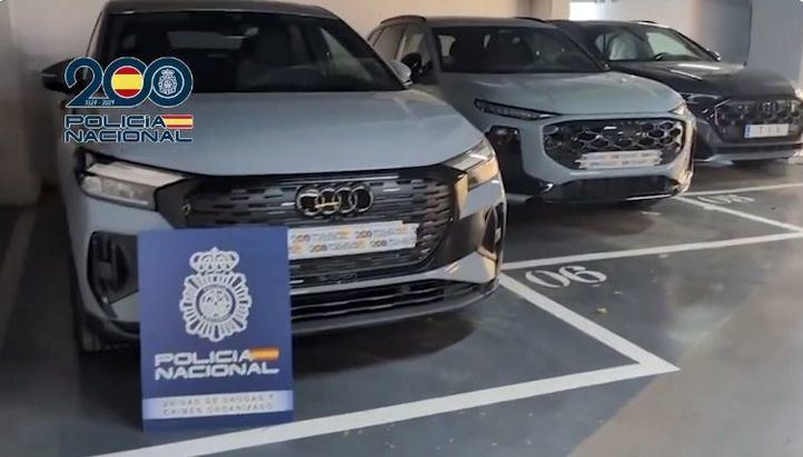 Coches de alta gama recuperados tras su compra fraudulenta