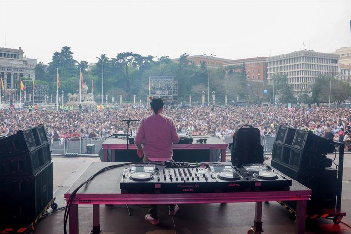 El Pulpo animando la segunda edición del Festival de la Resurrección