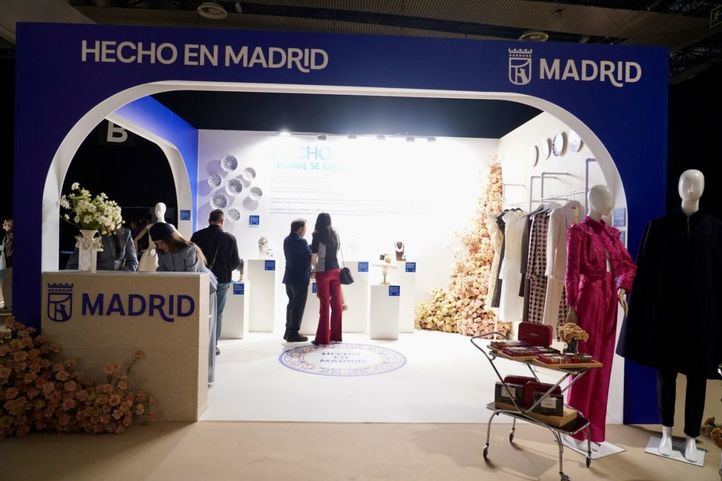 Estand de 'Hecho en Madrid' en la MBFW