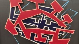 Una de las obras del pintor.