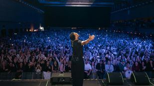 'El gitano negro', durante un concierto en Barcelona
