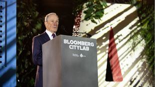 Michael Bloomberg, fundador de Bloomberg Philanthropies y ex alcalde de la ciudad de Nueva York, durante la inauguración del evento en Ciudad de México, en 2024.