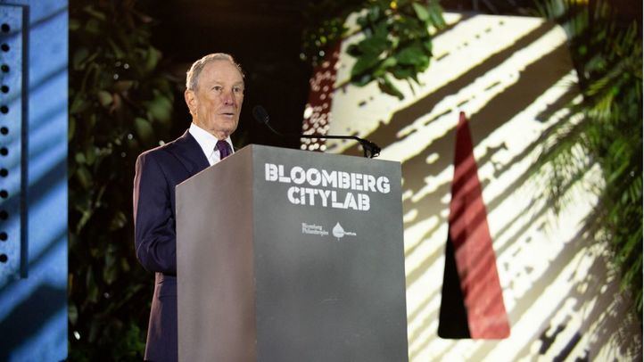 Michael Bloomberg, fundador de Bloomberg Philanthropies y ex alcalde de la ciudad de Nueva York, durante la inauguración del evento en Ciudad de México, en 2024.