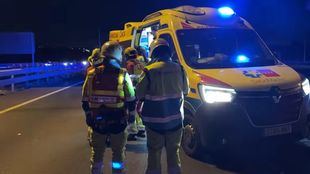 Atropello en la M-50