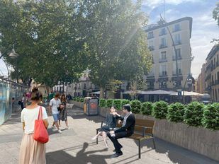 Render que simula el resultado de la remodelación de la plaza de Tirso de Molina