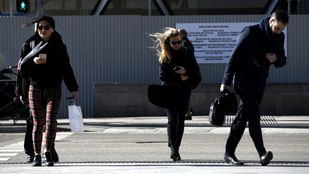 Fuertes rachas de viento en Madrid