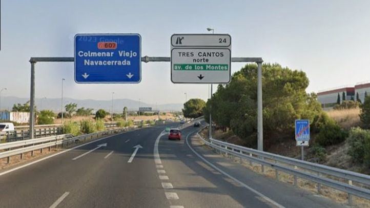 Salida 24 de la carretera M-607