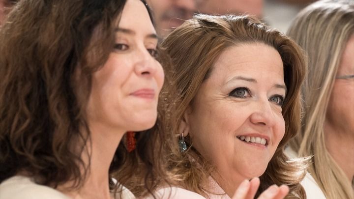 Isabel Díaz Ayuso y Fátima Matute