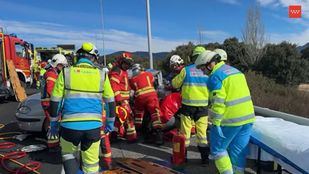 Accidente en la AP-6