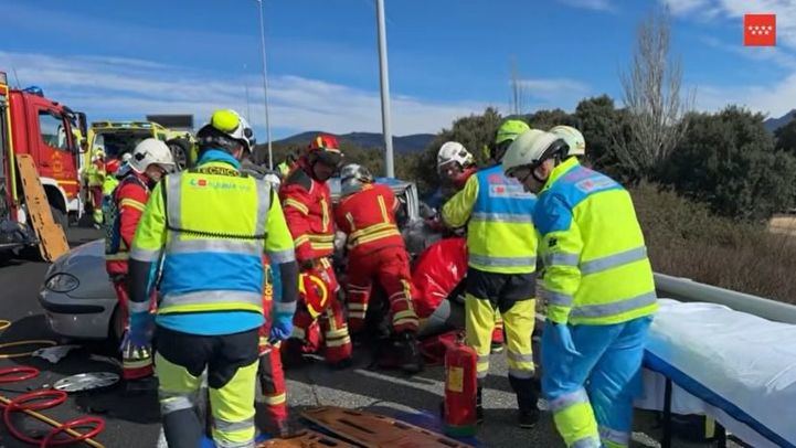 Accidente en la AP-6