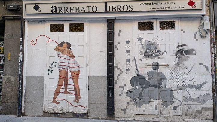 Una de las intervenciones en un espacio comercial de Madrid