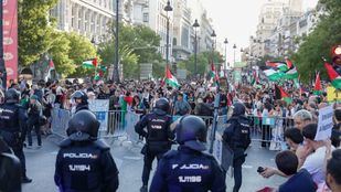 Manifestantes propalestinos logran suspender la Vuelta