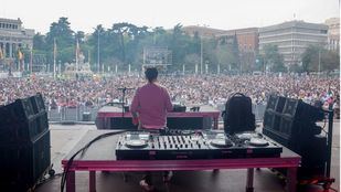 El Pulpo animando la segunda edición del Festival de la Resurrección