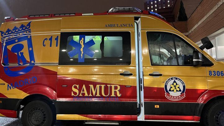 Protección civil frente al Hospital 12 de Octubre