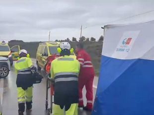 Choque frontal entre una furgoneta y un turismo en Morata de Tajuña