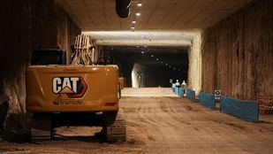 Imagenes del túnel del soterramiento de la A-5