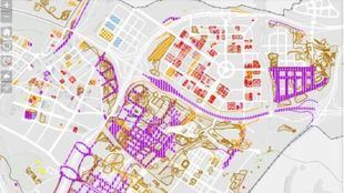 Geoportal desde donde se detectan los cambos urbanos