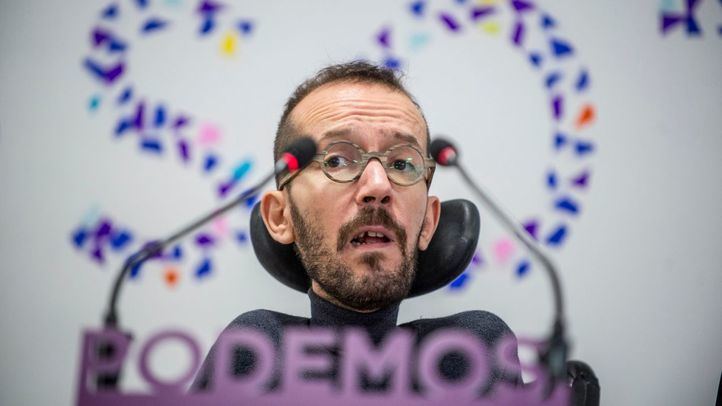 Pablo Echenique, en una rueda de prensa.