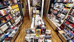 Interior de una librería de Madrid