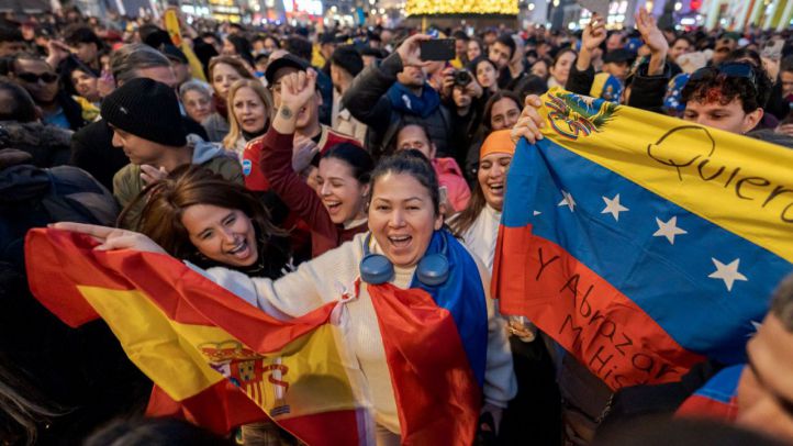 Concentración venezolana en Madrid