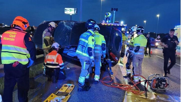 Accidente en la A-5 a la altura de Alcorcón